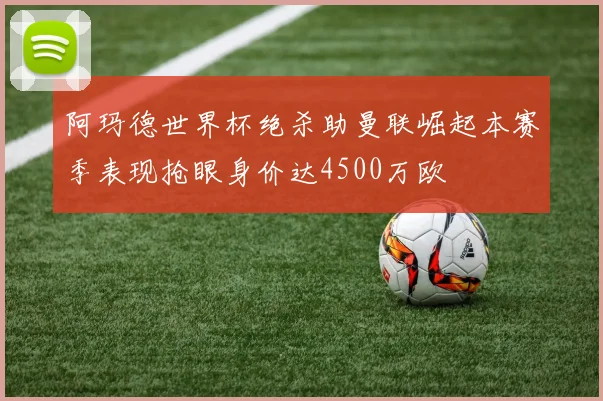 阿玛德世界杯绝杀助曼联崛起本赛季表现抢眼身价达4500万欧